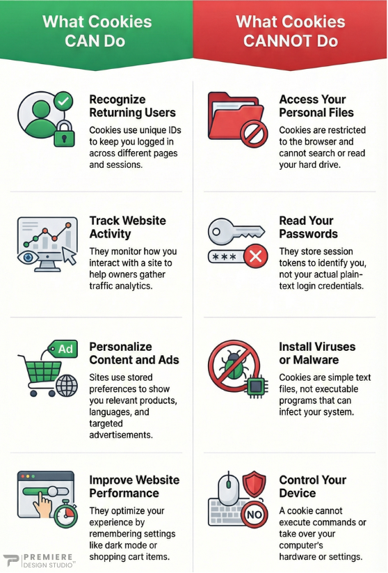 What cookies can and cannot do